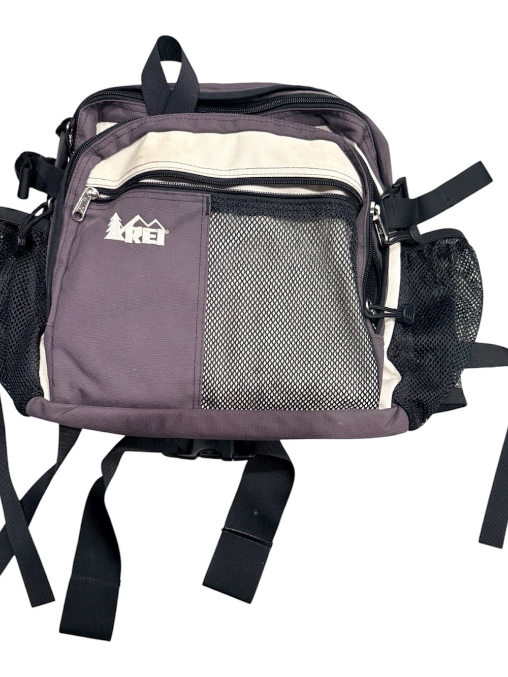 REI Men’s Waist Pack in Gray and Cream with Black Accents